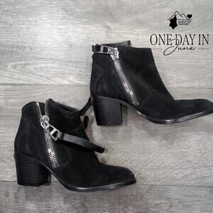 Zadig & Voltaire Molly Studded Suede Ankle Boots Size EU 36 (6)